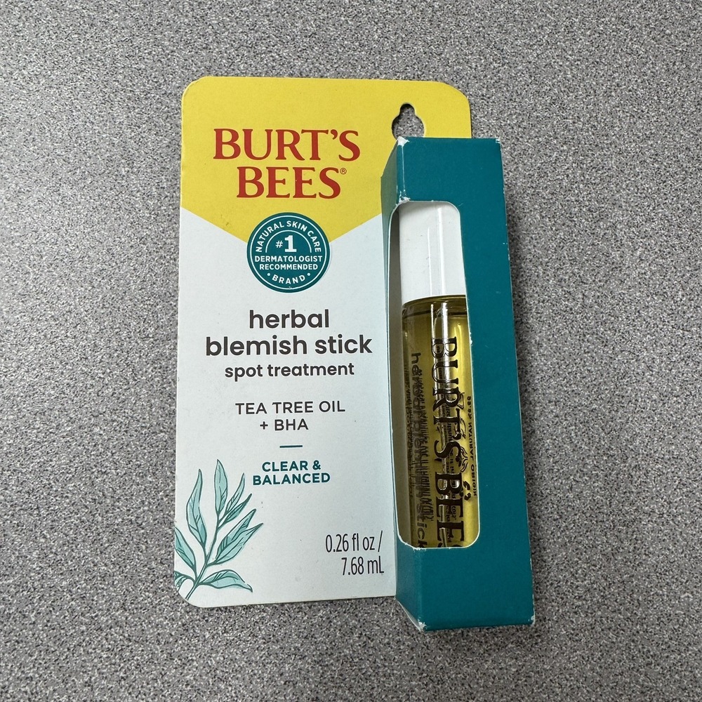 Burt's Bees Blemish Stick Acne Spot Treatment Tea Tree Oil+BHA Discontinued